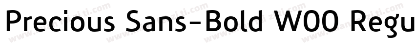 Precious Sans-Bold W00 Regular字体转换